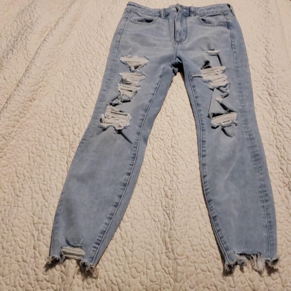 Ripped American eagle jeans